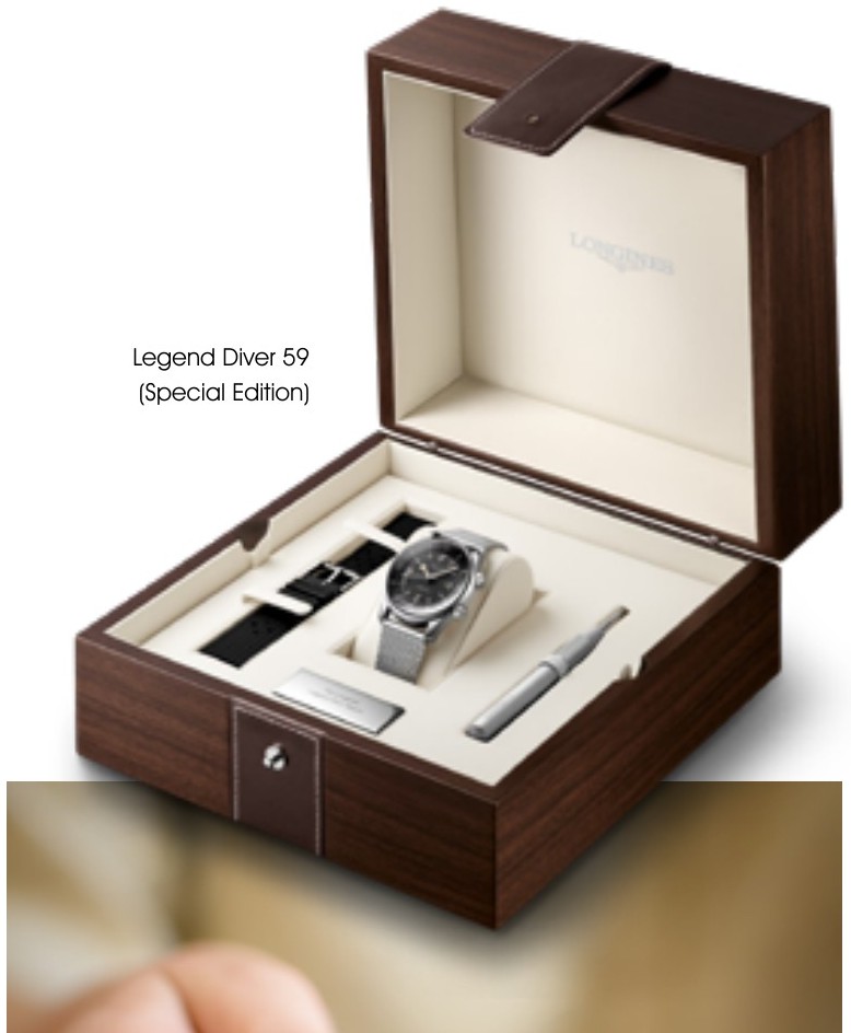 Longines Legend Diver 59 Special Edition in cassette